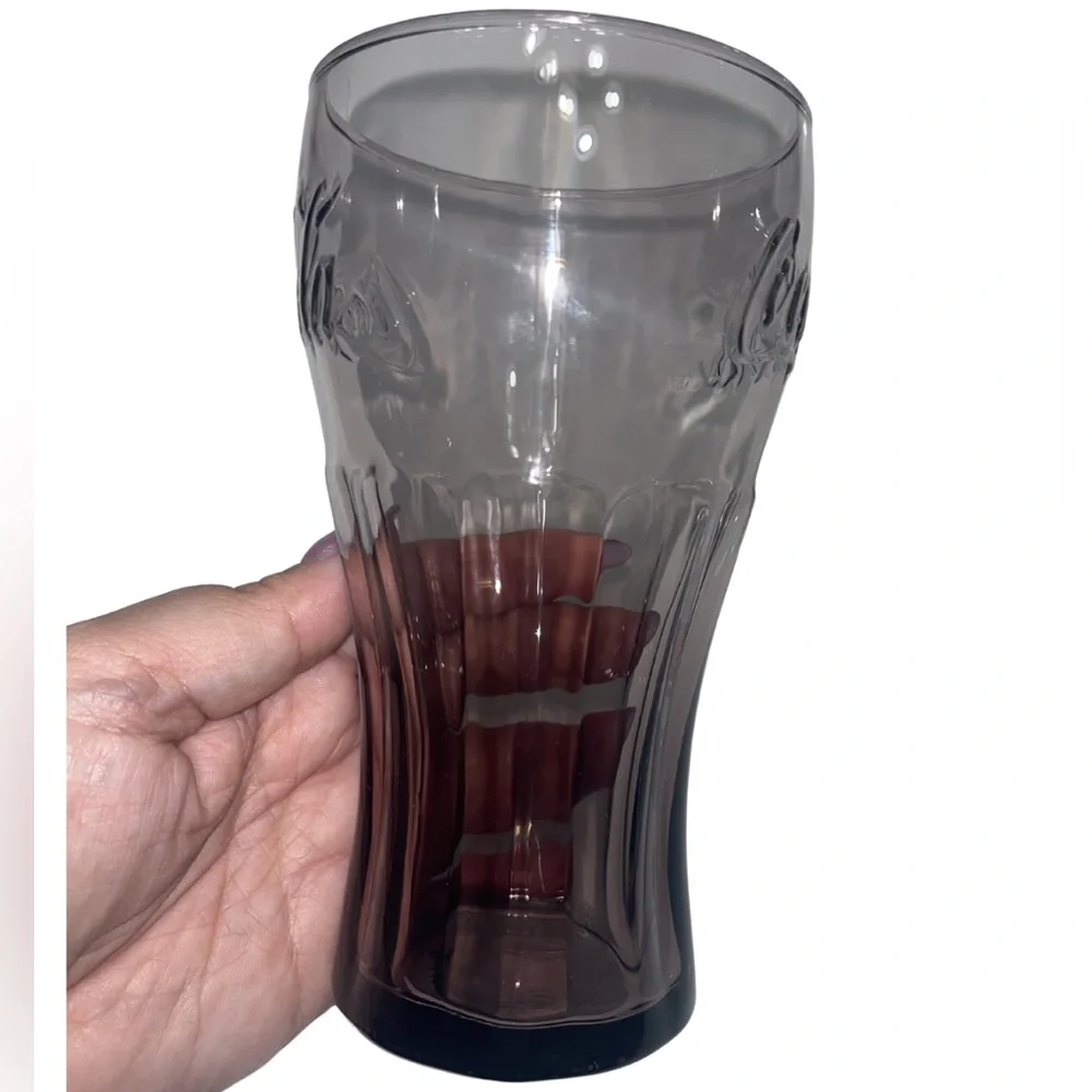 Vintage Libbey x McDonald’s Amethyst Coca-Cola Glass